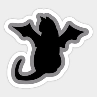 bat cat Sticker